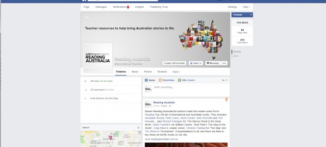 Reading Australia Facebook Launch